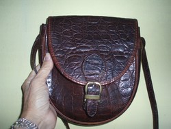 Vintage, burkelys crocodile shoulder bag