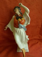 Herendi porcelán táncoló juhász figura