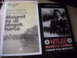 G.Simenon: Maigret és az idegek harca, S.Niemayer: Hitler rejtélyes eltűnése
