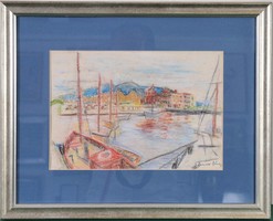 Diener-Dénes Rudolf (1889-1956): Kikötői látkép