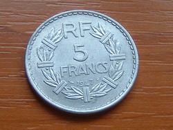 FRANCIA 5 FRANCS FRANK 1947  ALU. 