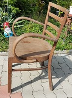 Kozma jellegű szék - Hajlított karfás art deco szék 
