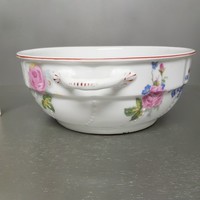 Rózsamintás porcelán levesestál (876)
