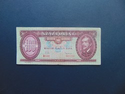 100 forint 1957 B 468 Ritka évszám ! 