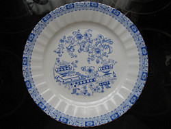 China blau nagy lapos tányér Seltmann Weiden