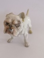 Bing Grøndahl dán porcelán bulldog / Danish porcelain bulldog figure B&G Dahl Jensen