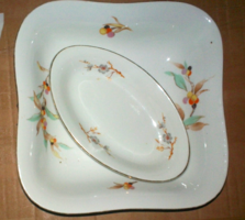 Drasche porcelán káposztás, pogácsás tál + Ajándék