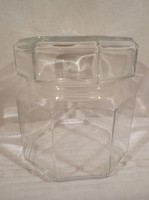 Üveg - 8 szögletű - fél liter - hibátlan