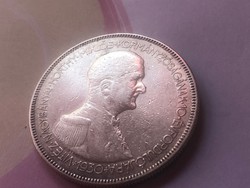1930 Horthy ezüst 5 pengő,gyengén hajas, 25 gramm 0,640