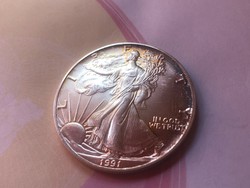 1990 USA ezüst sas 31,1 gramm 0,999