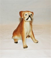 Bulldog Orosz porcelán kutya figura