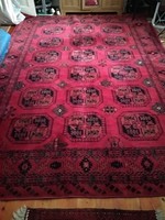 Árzuhanás! Nagy perzsaszőnyeg sötét vörös afgán gyapjú szőnyeg