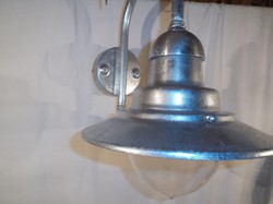 Lámpa - LOFT - ÚJ -  fali - időtálló - alumínium + plexi - NAGY - 42 x 39 cm - új - dobozában 