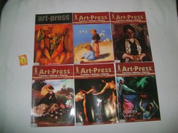 Art-Press 2004 - Festmény, Műtárgy, Régiség - Műkereskedelmi információs magazin - hat darab