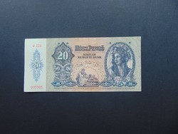 20 pengő 1941 C 228 Szép ropogós bankjegy 