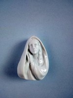 Wallendorf Szűz Mária porcelán szobrocska 