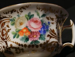 XIX.sz -i  csodálatos (kézi festett) teás csésze, jelzett