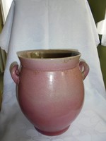 Óriási rózsaszínű Zsolnay porcelán szilke