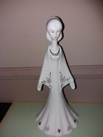 Gyönyörű Aqvincum Porcelán Lány 25cm!!
