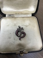 Thomas Sabo ezüst sárkány medál rubin kövekkel