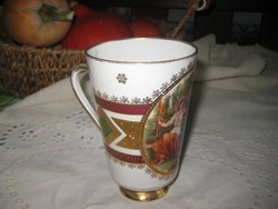 Karlsbad painted, glass, decorative glass, from 1910, monogrammed and serial numbered