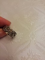 Bogyós ezüst gyűrű