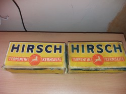 Két Doboz Hirsch Terpentin Mosószappan