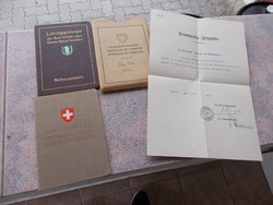 Eredeti Svajci szemelyesen dokumentum,1938-1944
