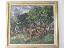 Original wonderful franc frigyes oil painting