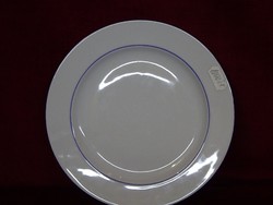 WUNSIEDEL R Bavaria német porcelán süteményes tányér, kék szegéllyel, átmérője  20 cm.