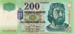 200 Forint 2001 FE - UNC