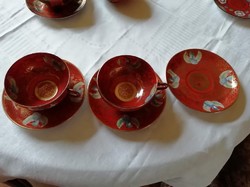 Japán tojáshéj vékony porcelán teás csésze + csészealj 