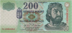 200 Forint 2004 FA - UNC