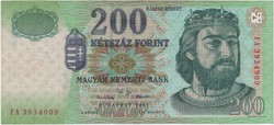200 Forint 2001 FA - VF+