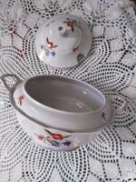 Zsolnay soup bowl, with a rare beautiful pattern :)