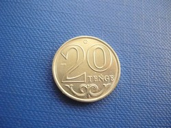 KAZAHSZTÁN 20 TENGE 2019 ÚJ KIADÁS "QAZAQSTAN RESPYBLIKASY" NEM CIRILL FELIRAT!! 