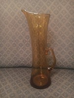 Art deco glass jug - 36.5 cm