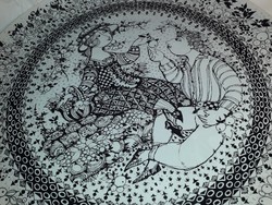 35 Cm diameter!! Rosenthal björn wiinblad limited marked autumn porcelain wall bowl large size