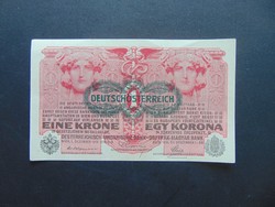 1 korona 1916 1653 Szép ropogós bankjegy