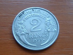 FRANCIA 2 FRANCS FRANK 1958 ALU #