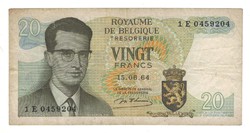 20 frank francs 1964 Belgium