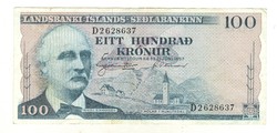 100 kronur 1957 Izland