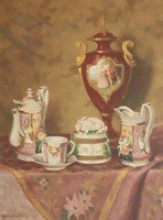 Aradi Edvi Illés Jenő (1886-1962): Porceláncsendélet