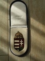 Tűzzománcozott,magyar címer