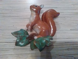 Régi Csehszlovák kerámia mókus