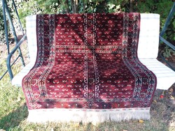 Régi gyönyörű türkmén Hachli szőnyeg