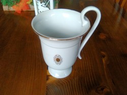 Különleges formájú régi Német porcelán bögre csésze