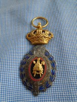 II.O. Belgian Royal Medal, Belgian ii. Commander of the order of Lipót? Silver grade