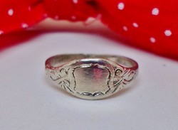 Szépséges  antik ezüst kisujj gyűrű