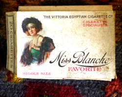 Cigarettarégiség Egyiptomi Vittoria/ holland zárjeggyel 1920/eredeti dobozában